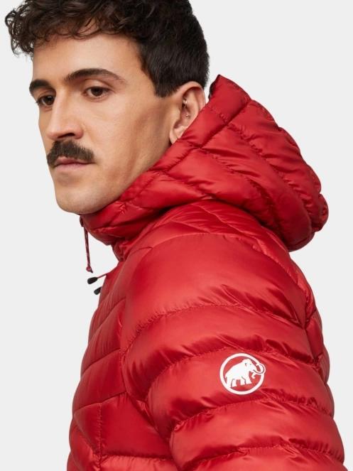 geaca de drumetie pt. barbati Mammut Albula IN Hooded Jacket rosu 6
