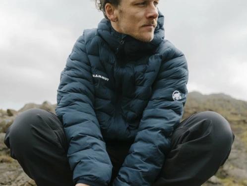 geaca de drumetie pt. barbati Mammut Sender IN Hooded Jacket albastru inchis 6