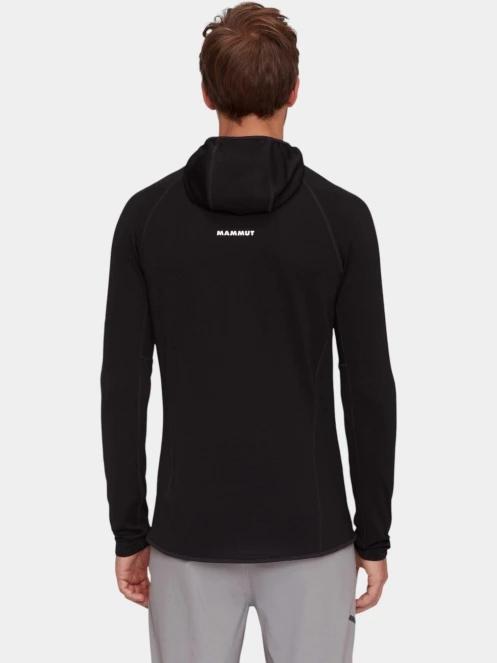 pulover polar pt. barbati Mammut Aenergy Light ML Hooded Jacket negru 4