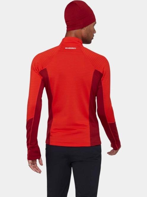 pulover polar pt. barbati Mammut Taiss ML Jacket rosu 4