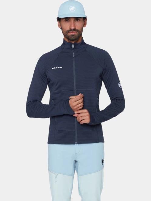 pulover polar pt. barbati Mammut Taiss ML Jacket albastru inchis 2