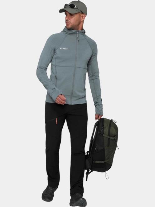 pulover polar pt. barbati Mammut Taiss ML Hooded Jacket gri 5