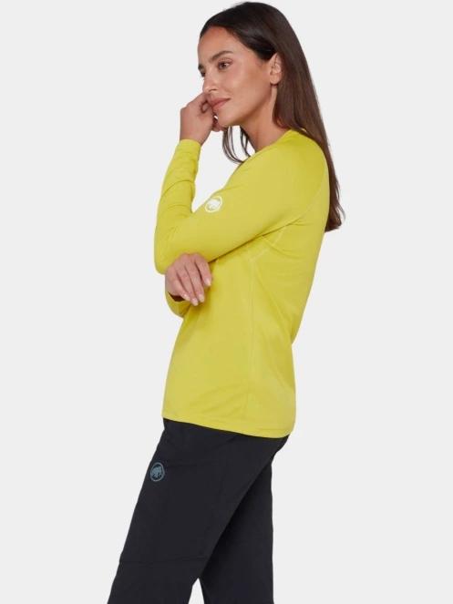 top lenjerie de corp pt. femei Mammut Ducan FL Longsleeve galben 3