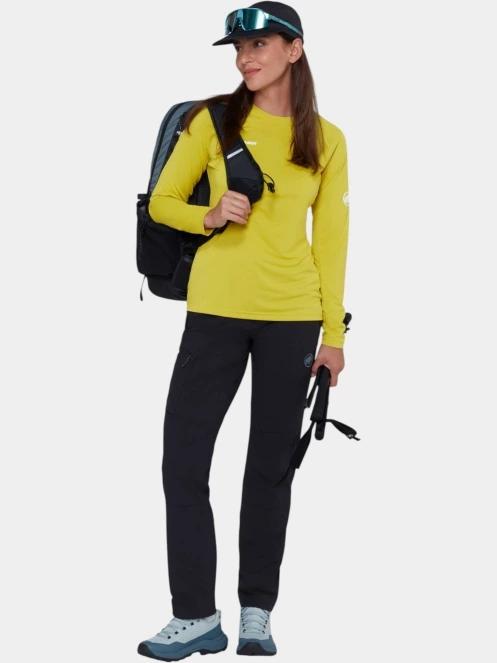 top lenjerie de corp pt. femei Mammut Ducan FL Longsleeve galben 5
