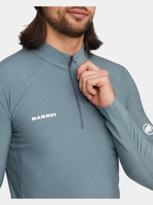 tricou cu maneci lungi, pentru sport pt. barbati Mammut Tree Wool Thermal FL Half Zip Longsleeve gri 6