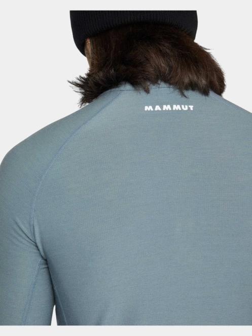 tricou cu maneci lungi, pentru sport pt. barbati Mammut Tree Wool Thermal FL Half Zip Longsleeve gri 7