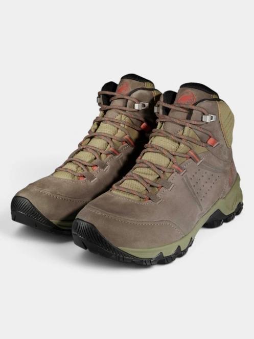 bocanci de drumetie impermeabili pt. femei Mammut Nova IV Mid GTX maro 3
