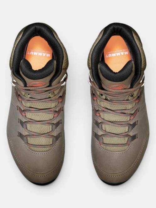 bocanci de drumetie impermeabili pt. femei Mammut Nova IV Mid GTX maro 4
