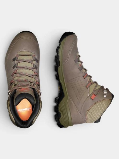 bocanci de drumetie impermeabili pt. femei Mammut Nova IV Mid GTX maro 5