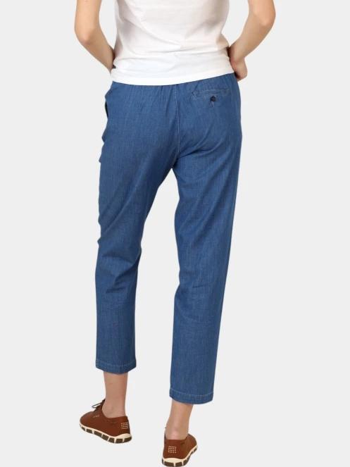 pantaloni lungi pt. femei TBS Mandyjog albastru 4