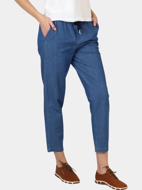 pantaloni lungi pt. femei TBS Mandyjog albastru 5