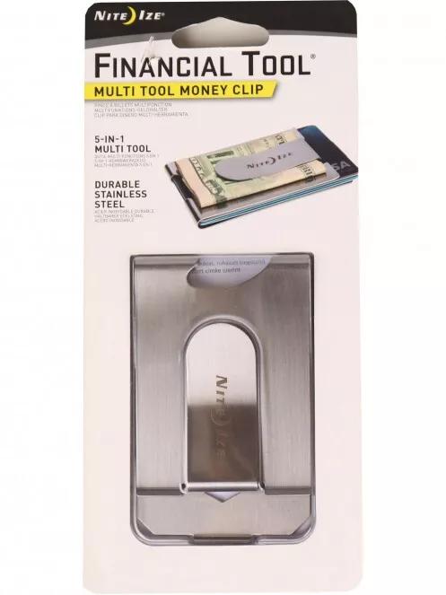 clipsuri pentru bani pt. barbati Leatherman Financial Tool Money Clip gri 2