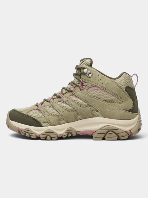 bocanci de drumetie impermeabili pt. femei Merrell MOAB 3 MID GTX verde deschis 3