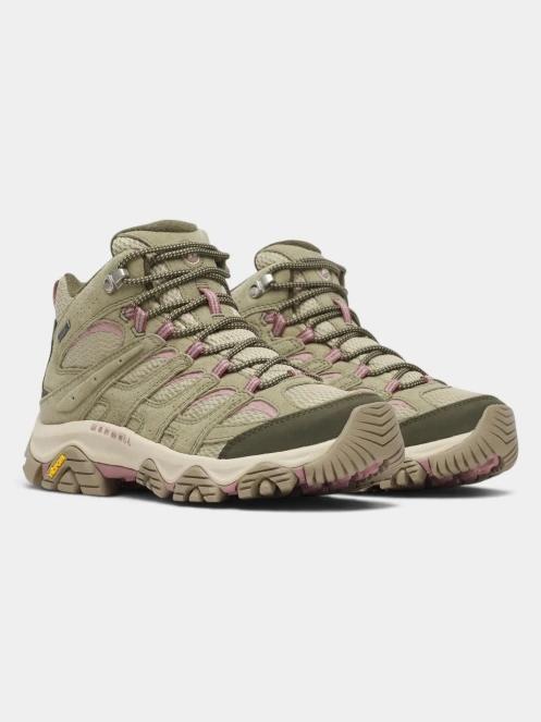 bocanci de drumetie impermeabili pt. femei Merrell MOAB 3 MID GTX verde deschis 4