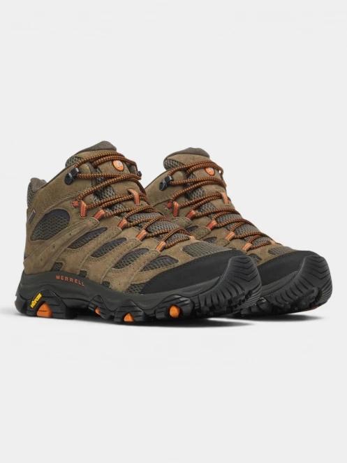 bocanci de drumetie impermeabili pt. barbati Merrell MOAB 3 MID GTX oliv 3