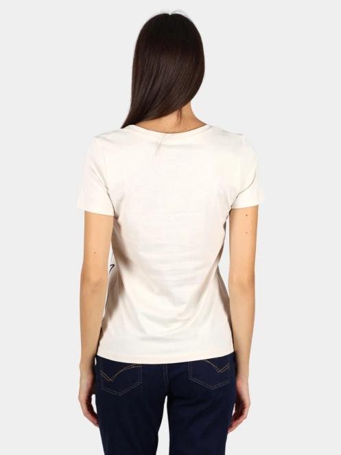 tricou cu maneci scurte pt. femei TBS Melbatee nisip 4