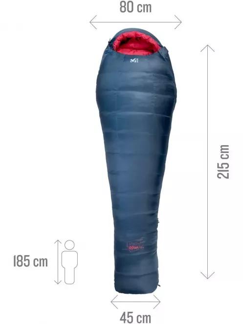 sac de dormit pt. femei Millet Light Down -5°W albastru inchis 5