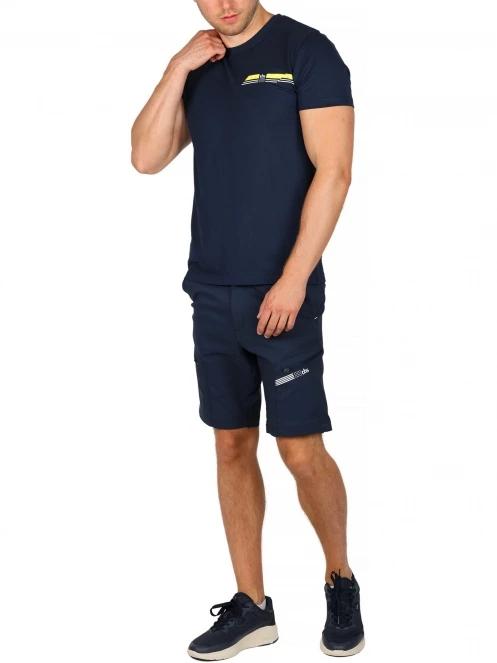 pantaloni scurti pt. barbati TBS Milansho albastru inchis 5