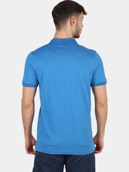 tricou cu guler pt. barbati TBS Milekpol albastru 4
