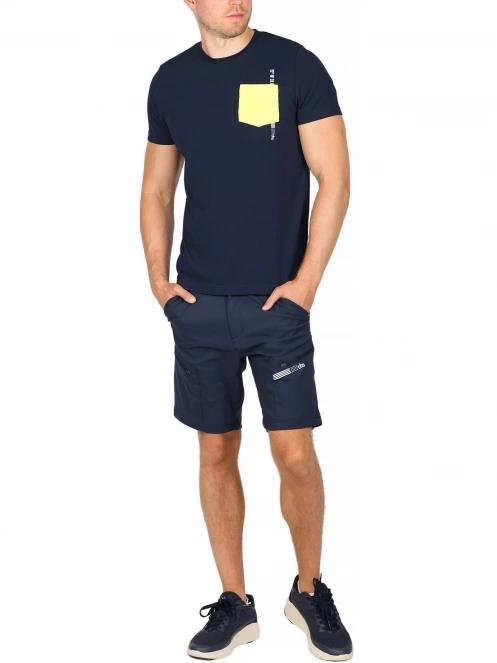 tricou cu maneci scurte pt. barbati TBS Mincetee albastru inchis 5