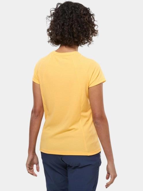 tricou pentru sport, cu maneci scurte pt. femei Millet Fusion W galben 3