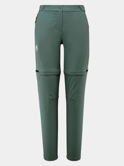 pantaloni de drumetie pt. femei Millet Ubic Str Zip Off Pt W verde 2