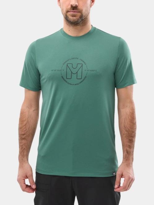 tricou pentru sport, cu maneci scurte pt. barbati Millet Ubic Light Ts Ss M verde 2