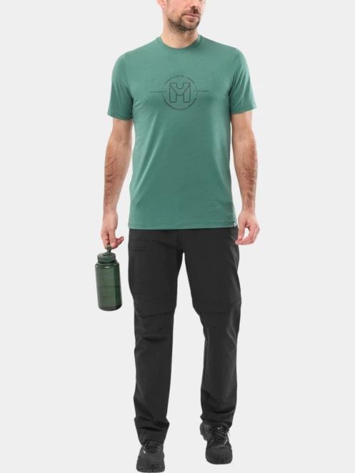 tricou pentru sport, cu maneci scurte pt. barbati Millet Ubic Light Ts Ss M verde 4