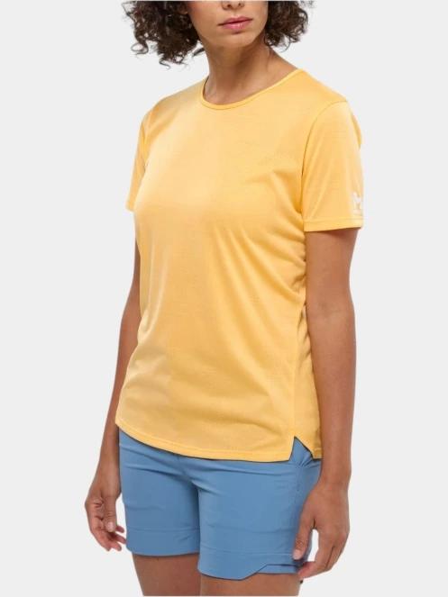 tricou pentru sport, cu maneci scurte pt. femei Millet Wanaka W galben 2