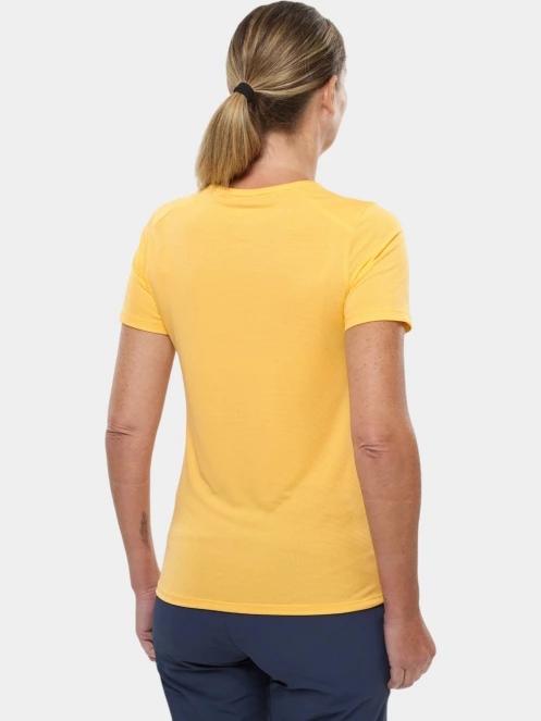 tricou pentru sport, cu maneci scurte pt. femei Millet Ubic W galben 3