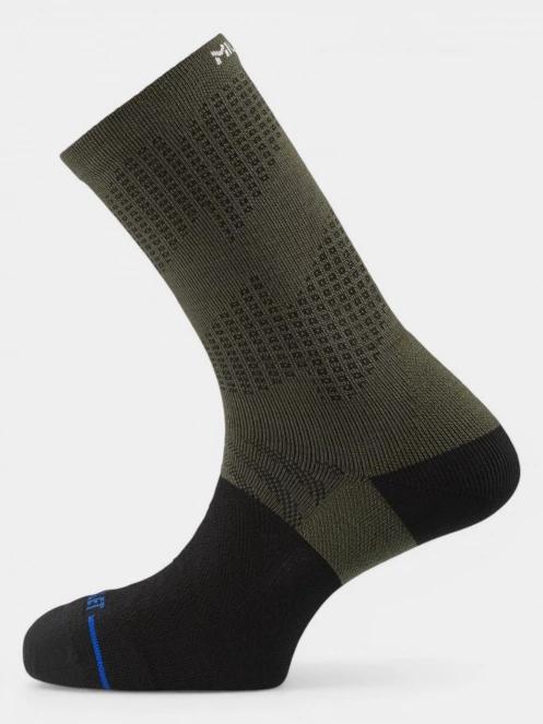 ciorapi pentru drumetii pt. barbati Millet Ubic M Crew Socks oliv 2