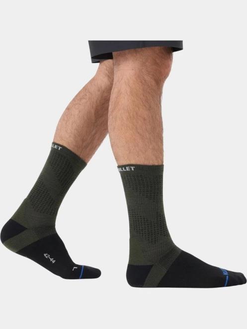 ciorapi pentru drumetii pt. barbati Millet Ubic M Crew Socks oliv 3