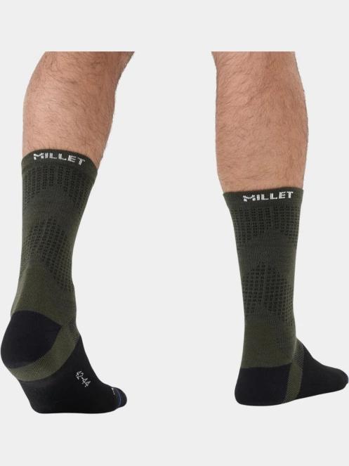 ciorapi pentru drumetii pt. barbati Millet Ubic M Crew Socks oliv 4
