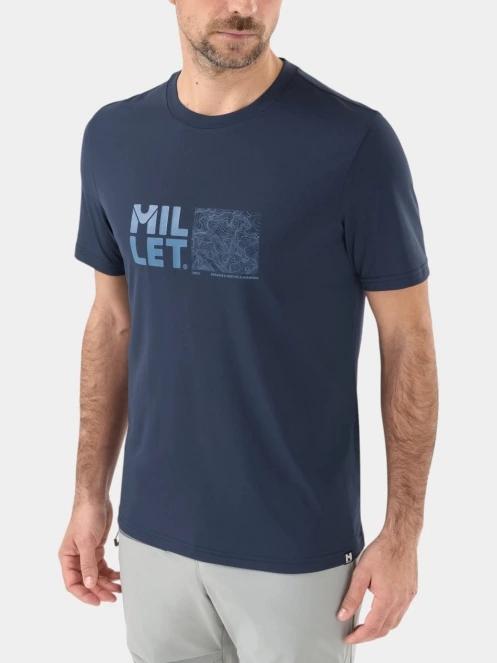 tricou pentru sport, cu maneci scurte pt. barbati Millet Seneca M albastru inchis 2