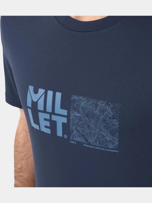 tricou pentru sport, cu maneci scurte pt. barbati Millet Seneca M albastru inchis 5