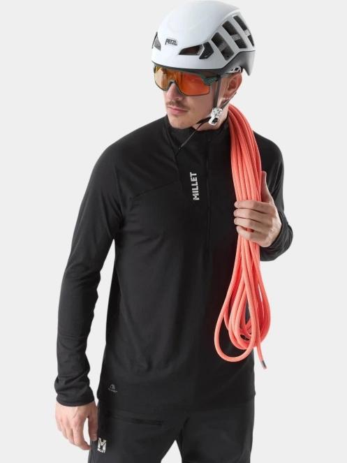 pulover polar pt. barbati Millet Kamet M negru 4