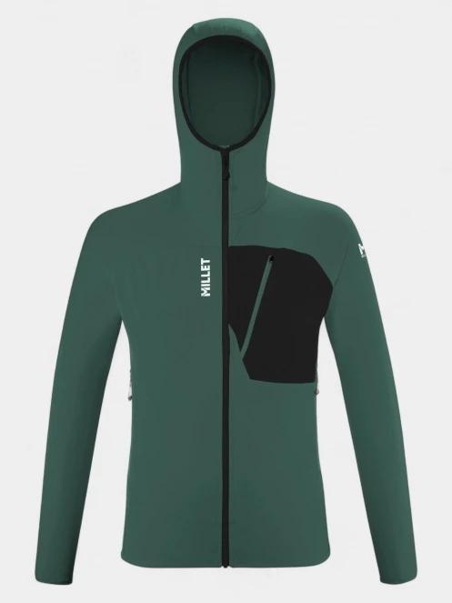 pulover polar pt. barbati Millet Lokka Hoodie Iii M verde 2