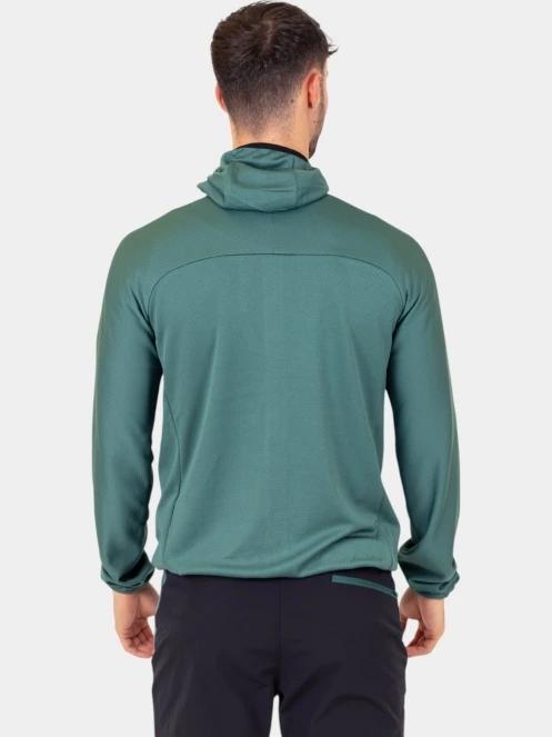 pulover polar pt. barbati Millet Lokka Hoodie Iii M verde 4