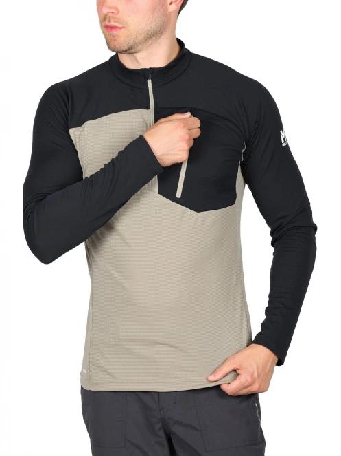 tricou cu maneci lungi, pentru sport pt. barbati Millet Morpho LS M negru 6
