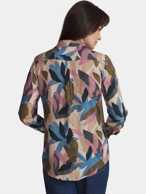 camasa cu maneci lungi pt. femei TBS Montyche multicolor 3