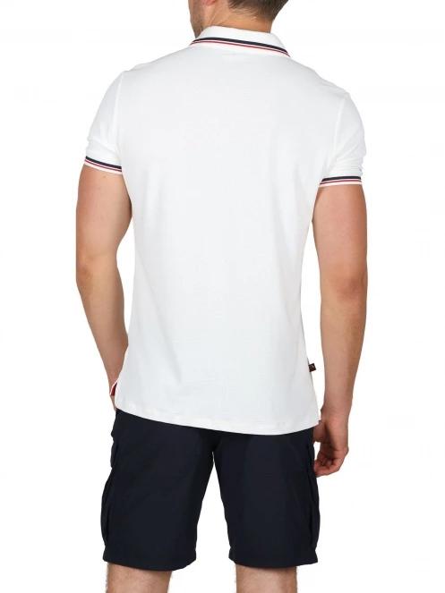 tricou cu guler pt. barbati Musto Evo Pro Lite Ss Polo alb 4
