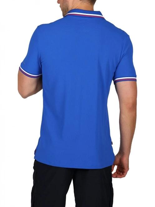 tricou cu guler pt. barbati Musto Evo Pro Lite Ss Polo albastru 5