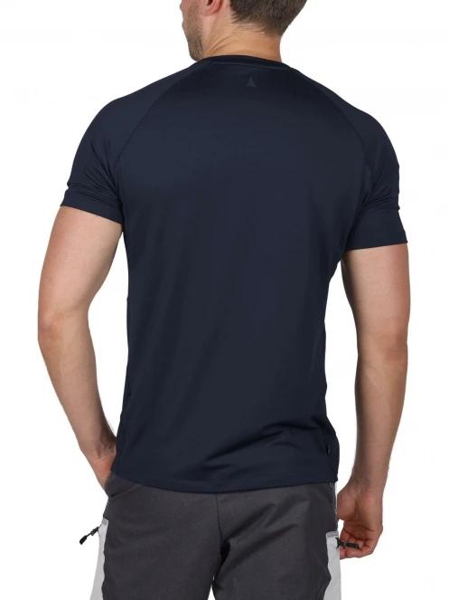 tricou pentru sport, cu maneci scurte pt. barbati Musto Evo Sunblock Ss Tee 2.0 albastru inchis 4