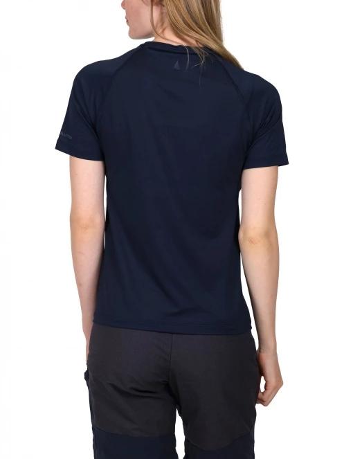 tricou pentru sport, cu maneci scurte pt. femei Musto Evo Sunblock Ss Tee 2.0 Fw albastru inchis 4