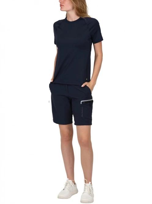 tricou pentru sport, cu maneci scurte pt. femei Musto Evo Sunblock Ss Tee 2.0 Fw albastru inchis 5