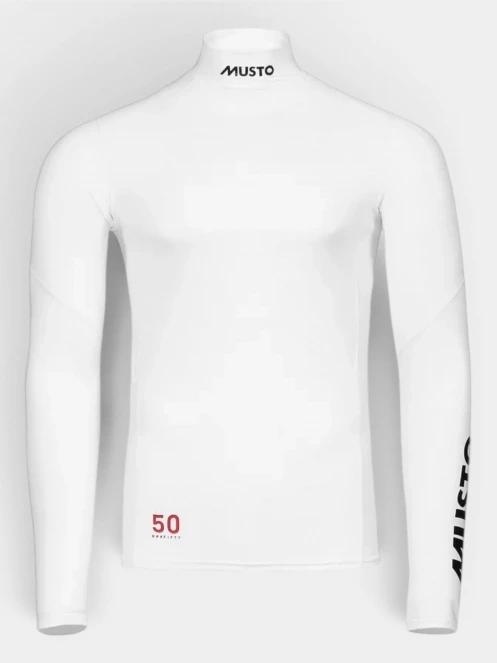 lycra cu maneci lungi pt. barbati Musto CHAMP Rash Guard alb 2