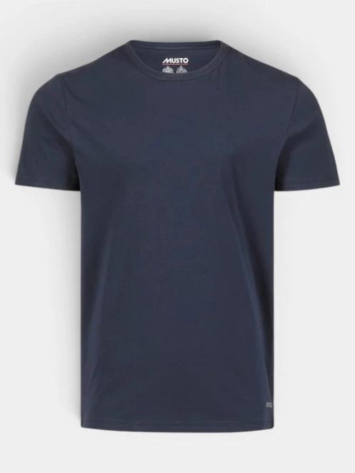 tricou cu maneci scurte pt. barbati Musto Ess Tee albastru inchis 2