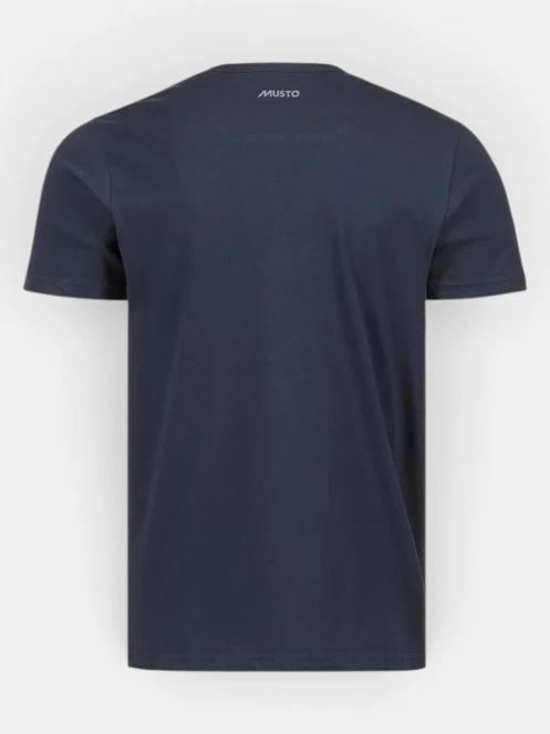 tricou cu maneci scurte pt. barbati Musto Ess Tee albastru inchis 3