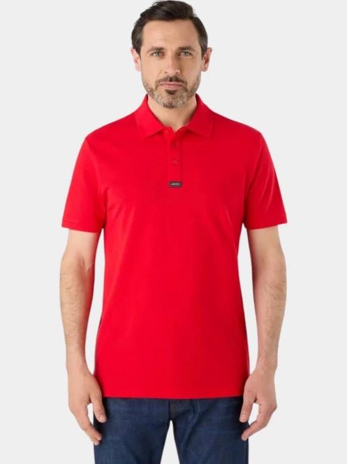 tricou cu guler pt. barbati Musto Ess Pique Polo rosu 2