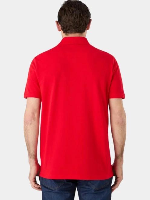 tricou cu guler pt. barbati Musto Ess Pique Polo rosu 3